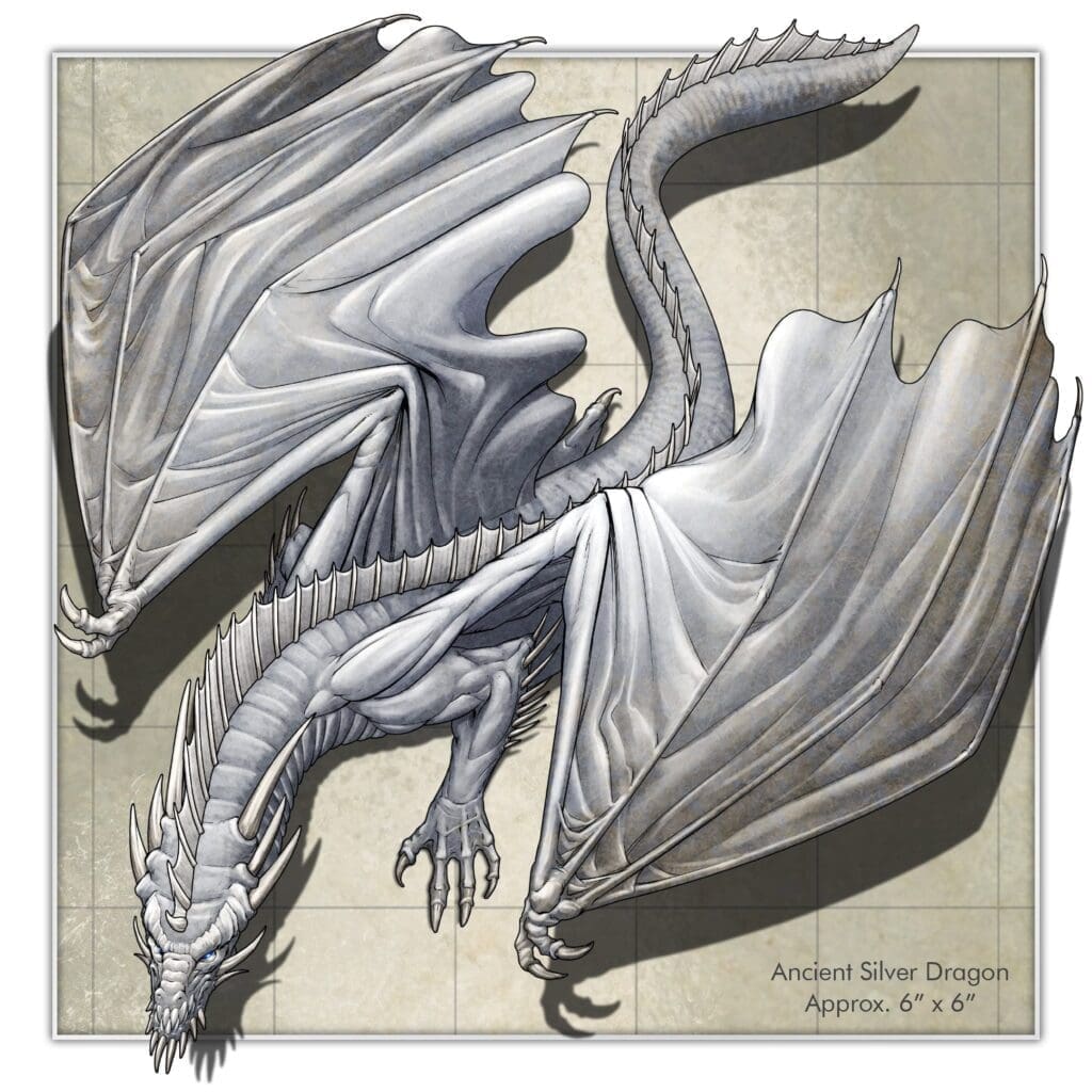 Dragons - Gold & Silver Acrylic Tokens - Image 3