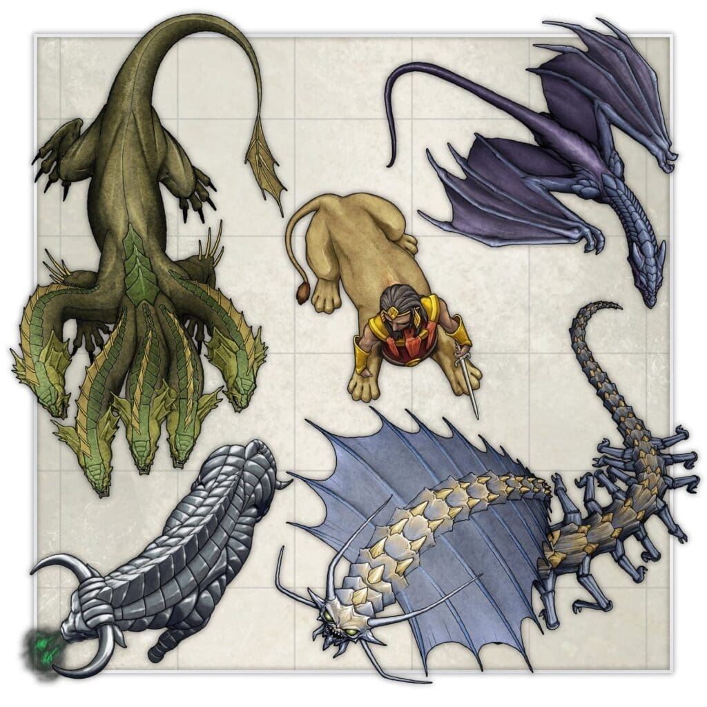 Mythic Monsters Acrylic Tokens - Image 2