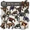 Outlaws Acrylic Tokens