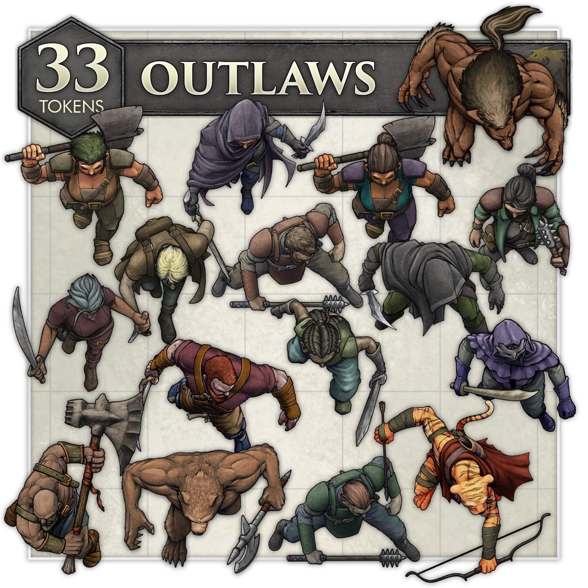 Outlass Game Outlaws Digital Download – Splattered Ink Games