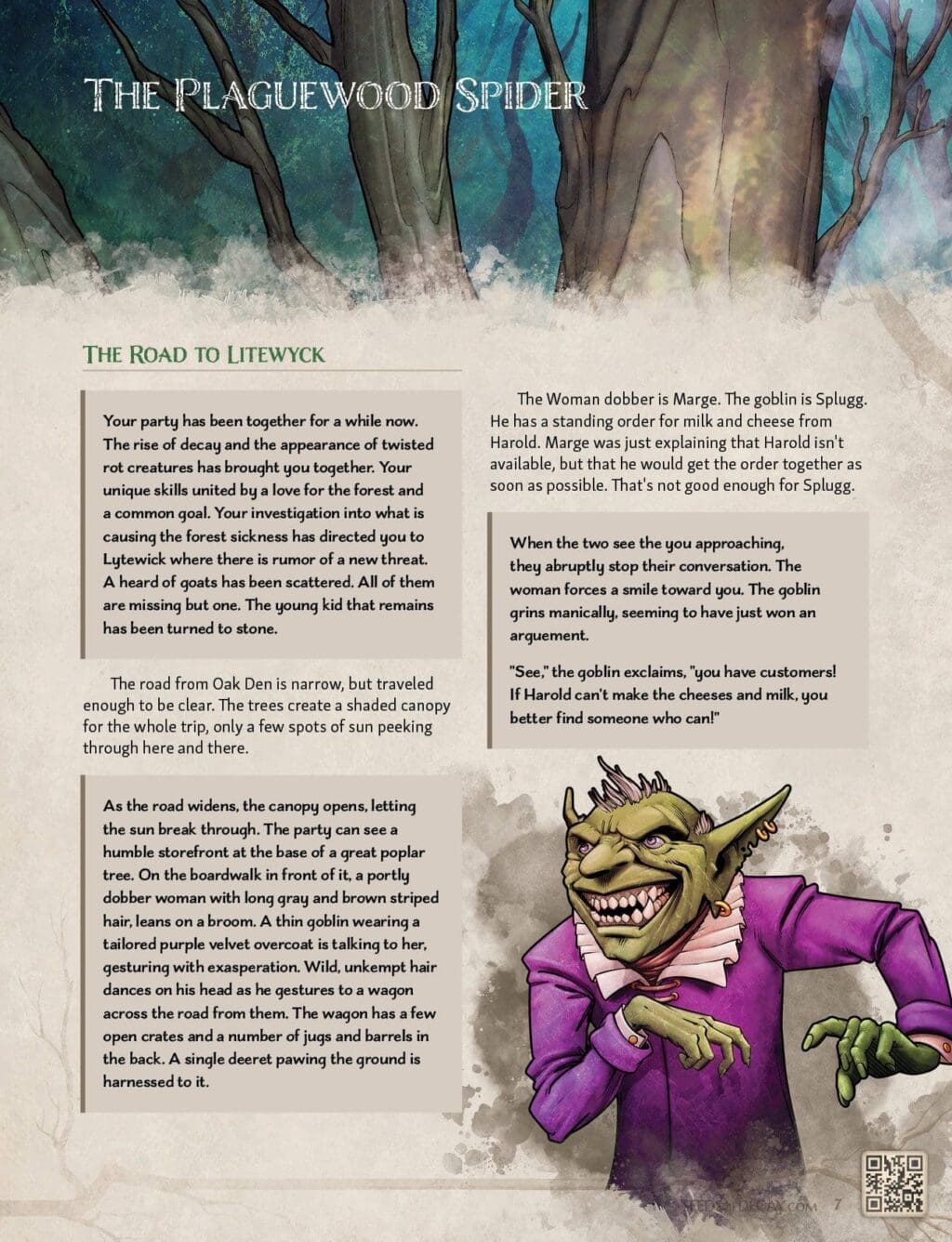 The Plaguewood Spider PDF Only - Image 3