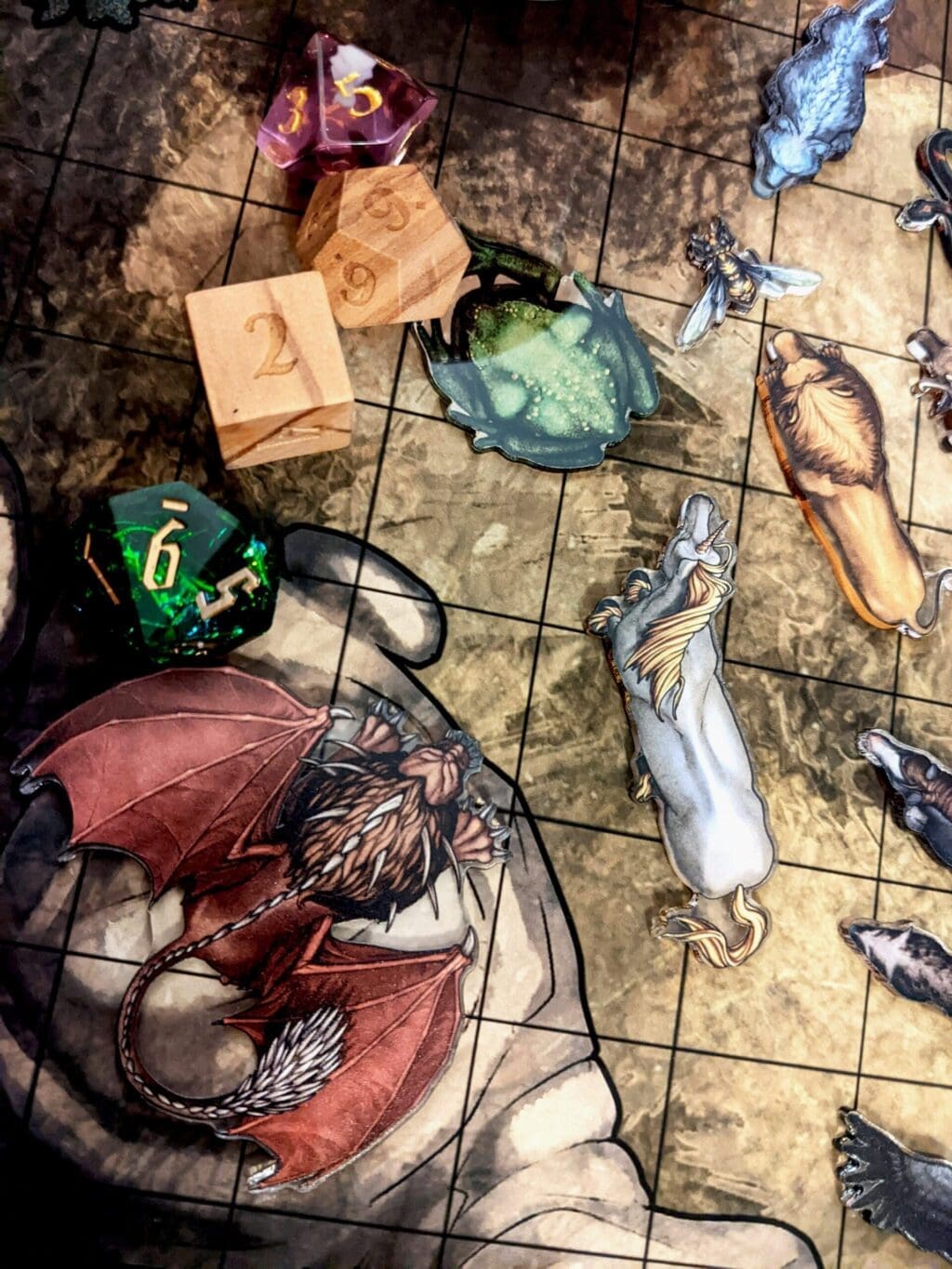 Classic Fantasy Tokens: One of Each Color Set A - Image 5