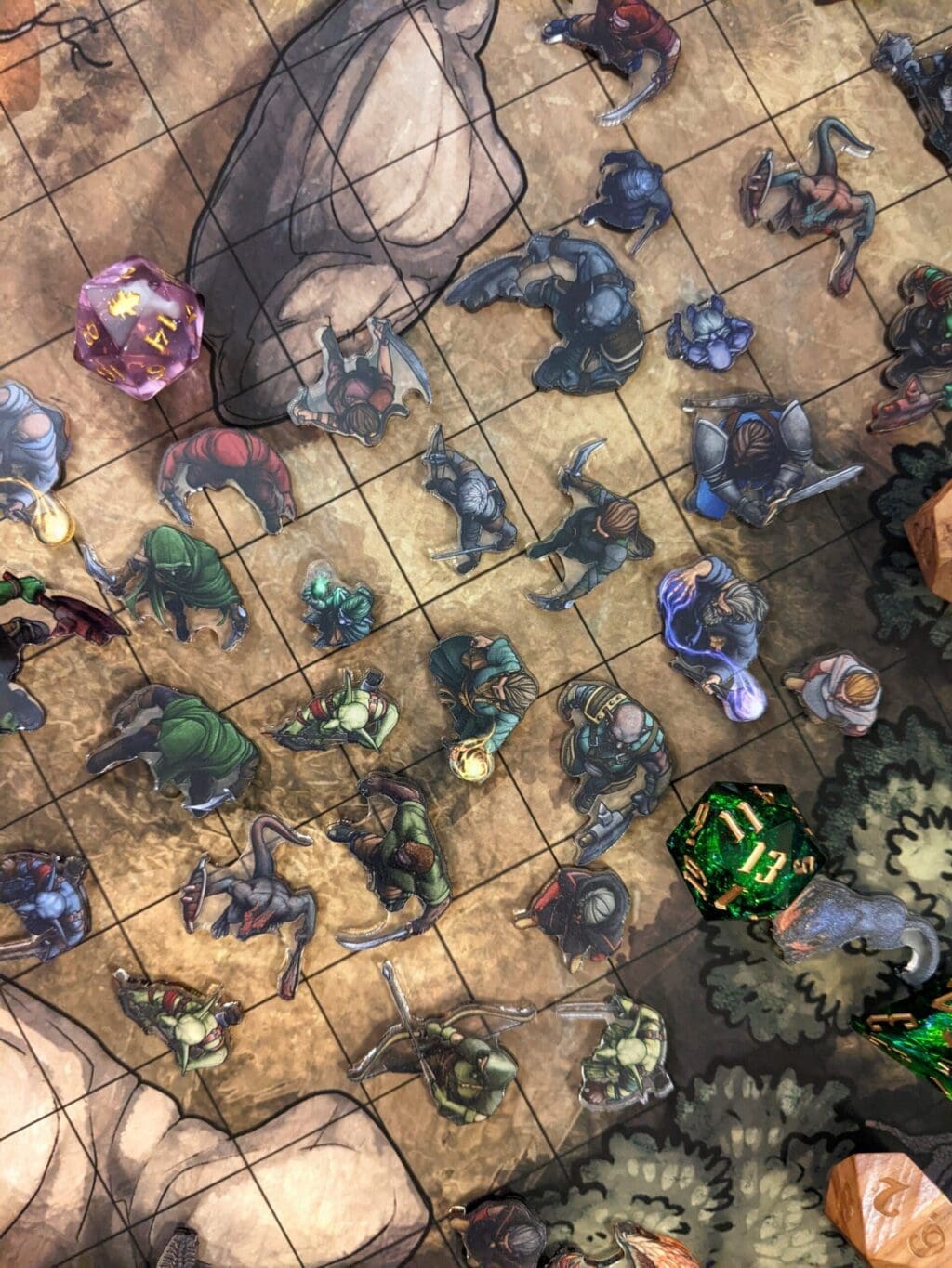 Classic Fantasy Tokens: One of Each Color Set A - Image 3